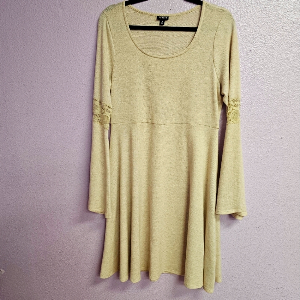 Torrid cream dress